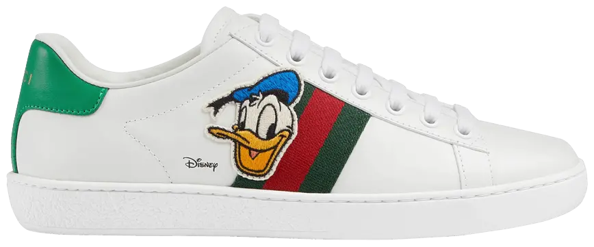 Giày Gucci Ace x Disney Wmns 'Donald Duck Patch' 649401-1XG60-9114