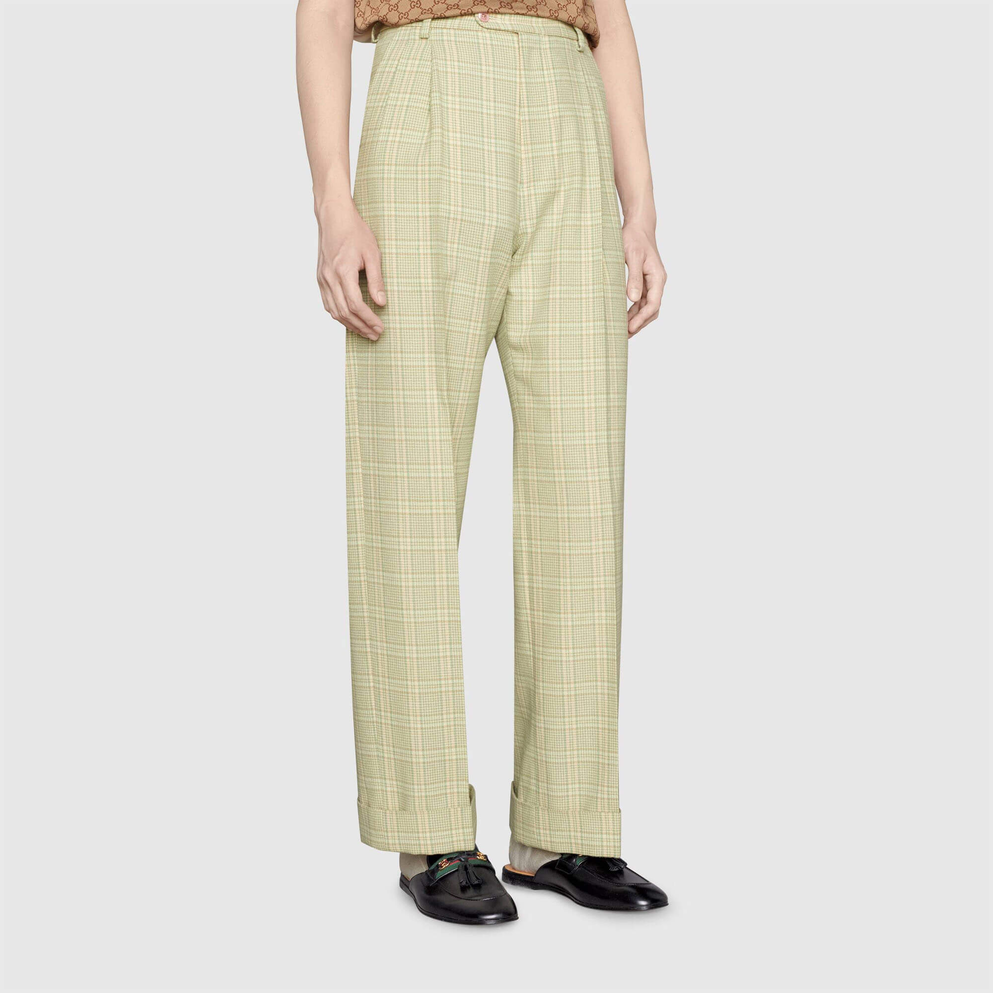 Giày Gucci Web Slippers 'Black' 6555801W6101066 - Ảnh 2