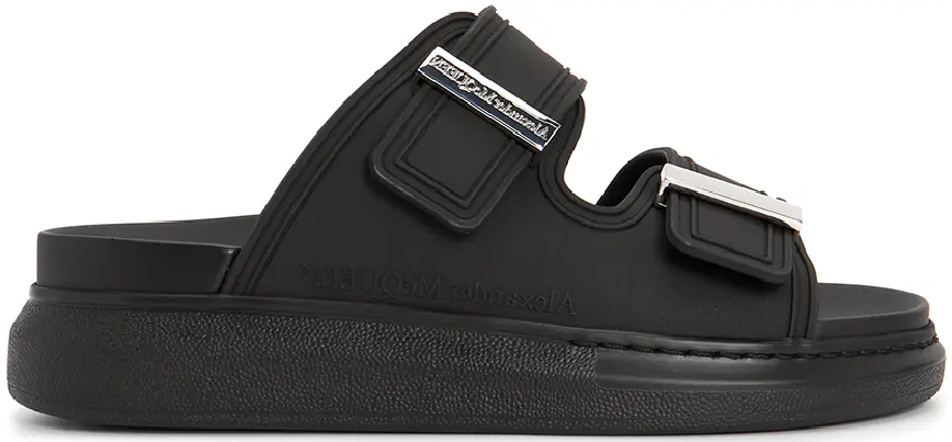 Dep Alexander Mcqueen Oversole Hybrid Slide 'Black' 658063-W4Q51-1081