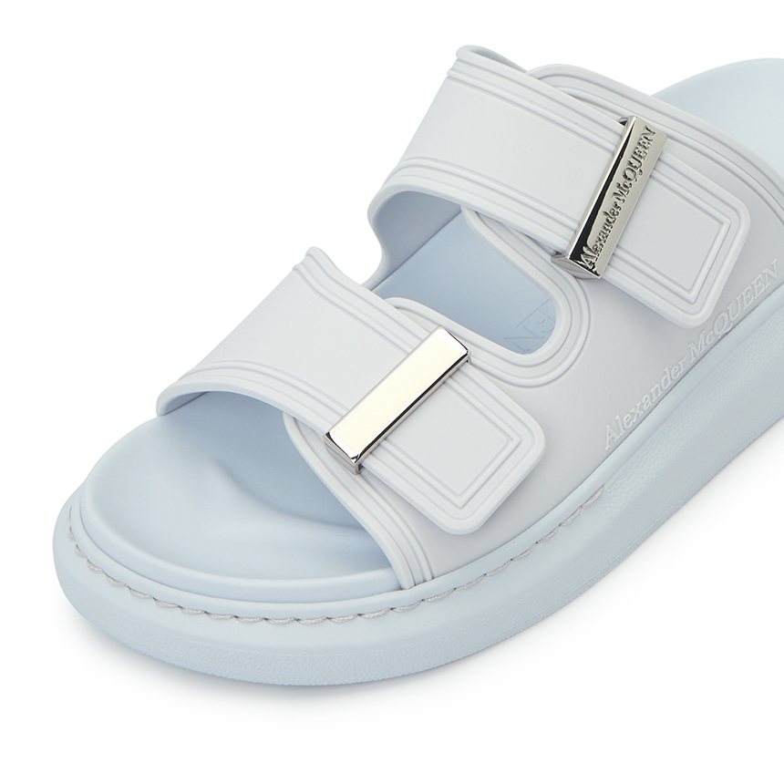 Dep Alexander Mcqueen Oversole Hybrid Slide 'Light Blue' 658063-W4Q51-5305
