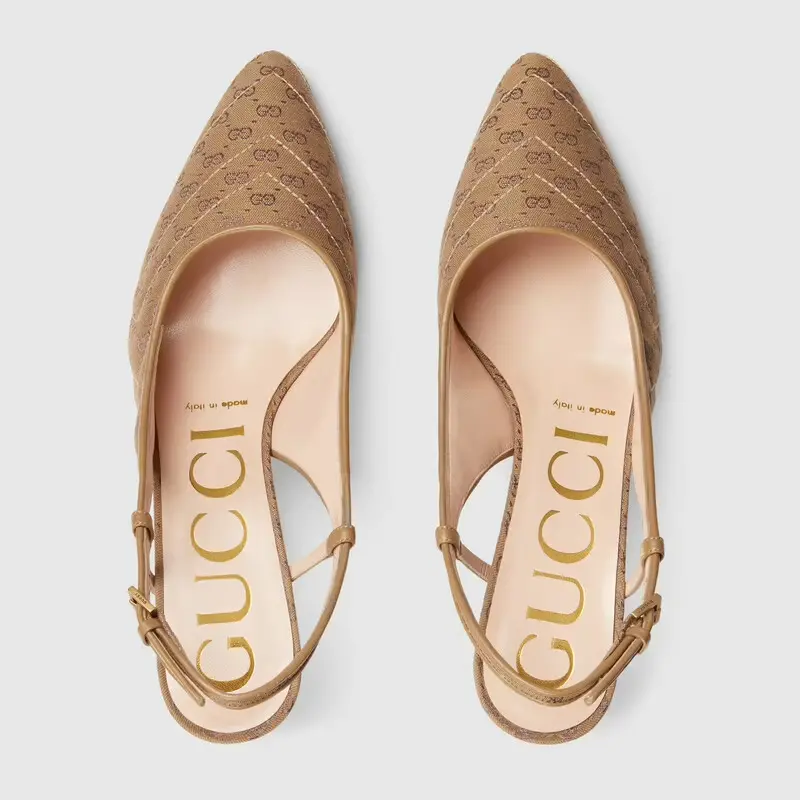 Alternative view of Giày Gucci Women's Sling Back with Mini Double G ‎658280-99WO0-2621