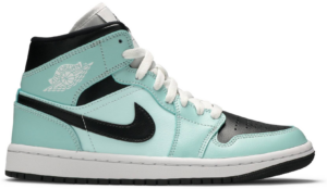 Giày Nike Wmns Air Jordan 1 Mid 'Aqua Black' BQ6472-300
