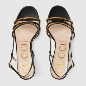 Alternative view of Giày Gucci Women's Sandal with Chains ‎659196-C9D00-1000