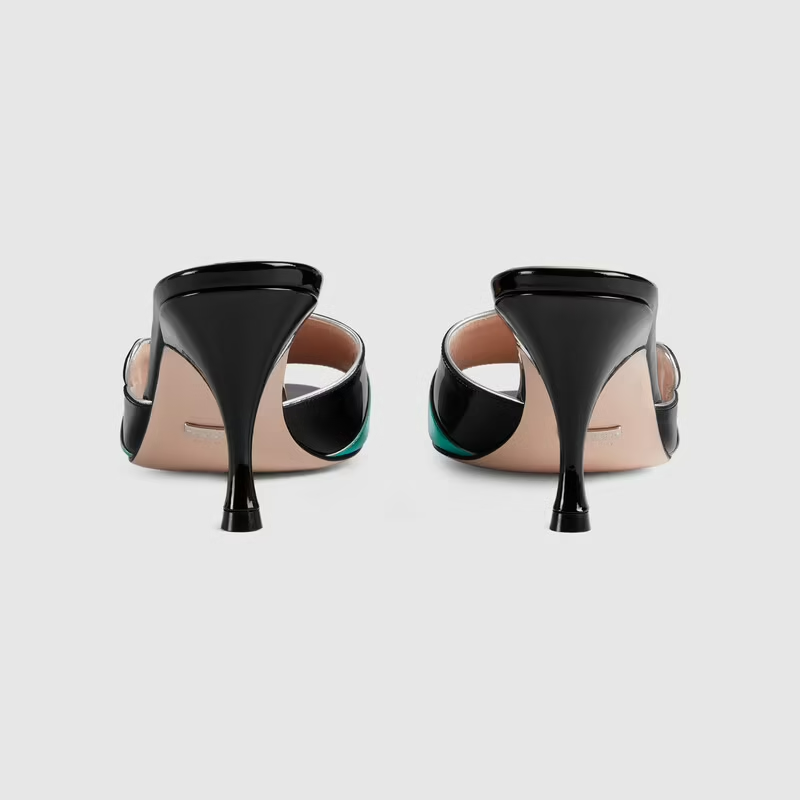 Giày Gucci Women's Scalloped Slide Sandal 659285-1XX70-3671 - Ảnh 6