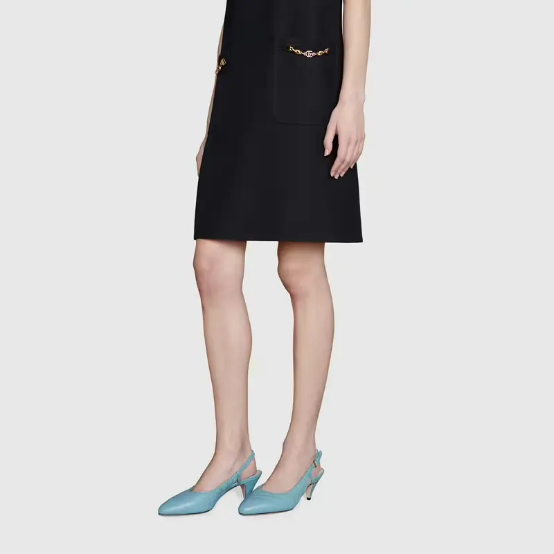 Alternative view of Giày Gucci Women's Matelassé Sling Back 659471-BKO00-4514
