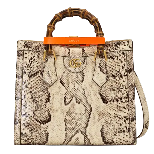 Túi Gucci Diana Small Python Tote Bag 660195-LU3ZT-9561