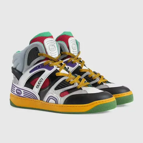 Alternative view of Giày Gucci Women's Basket Sneaker Black Demetra 661312-2SH90-1072