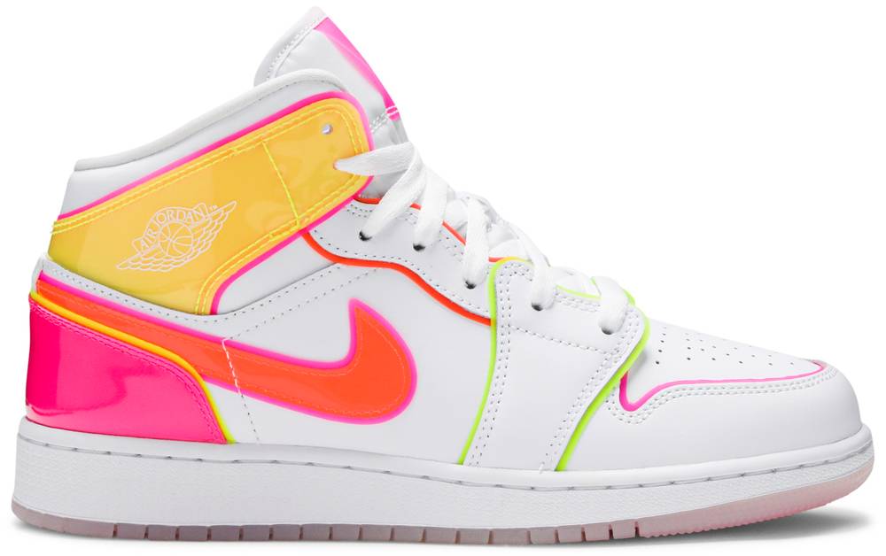 Giày Nike Air Jordan 1 Mid SE GS 'Edge Glow' CV4611-100