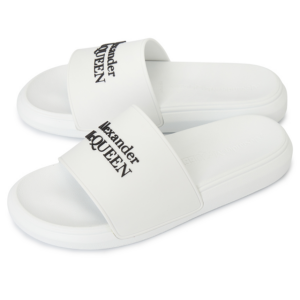 Dep Alexander Mcqueen Logo Full Slide 'White' 663564-W4RF0-9061