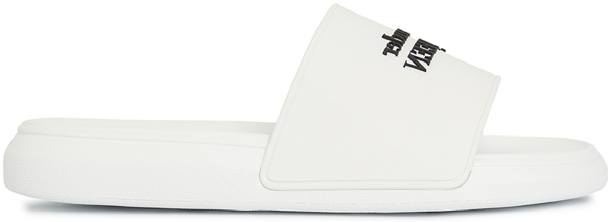 Dep Alexander Mcqueen Logo Full Slide 'White' 663564-W4RF0-9061