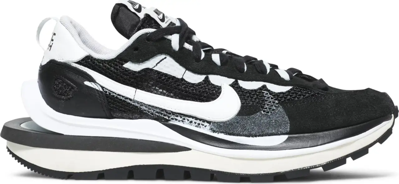 Giày Nike Sacai x VaporWaffle 'Black White' CV1363-001