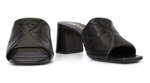 Alternative view of Dép Prada Logo Quilted 'Black' 1XX583-038-F0002-BB65