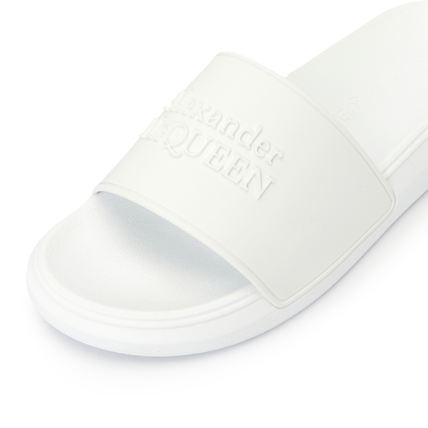 Dep Alexander Mcqueen Full Slide 'White' 666983-W4QS0-9000