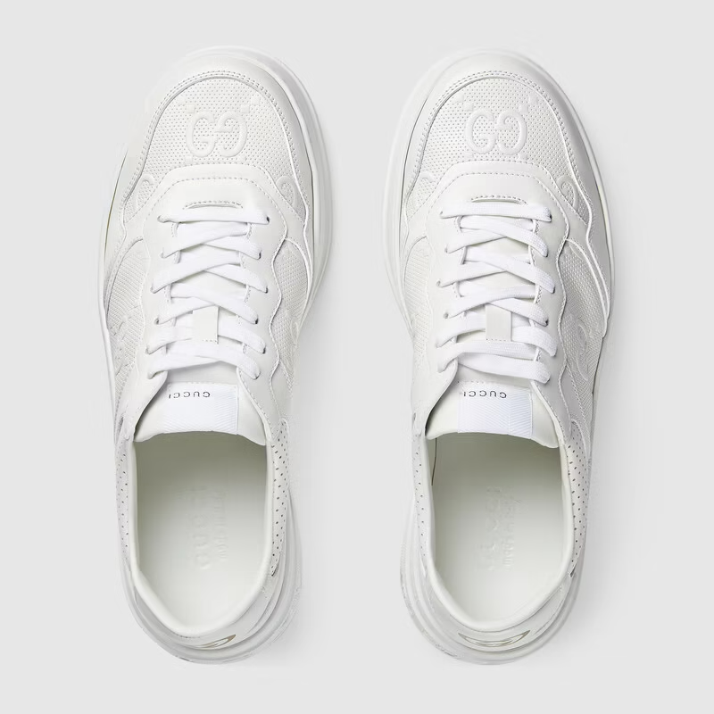 Giay Gucci GG Embossed Sneaker 'White' 669582-1XL10-9014