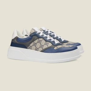 Giay Gucci GG Sneaker 'Blue Beige' ‎669582-UPGB0-4273