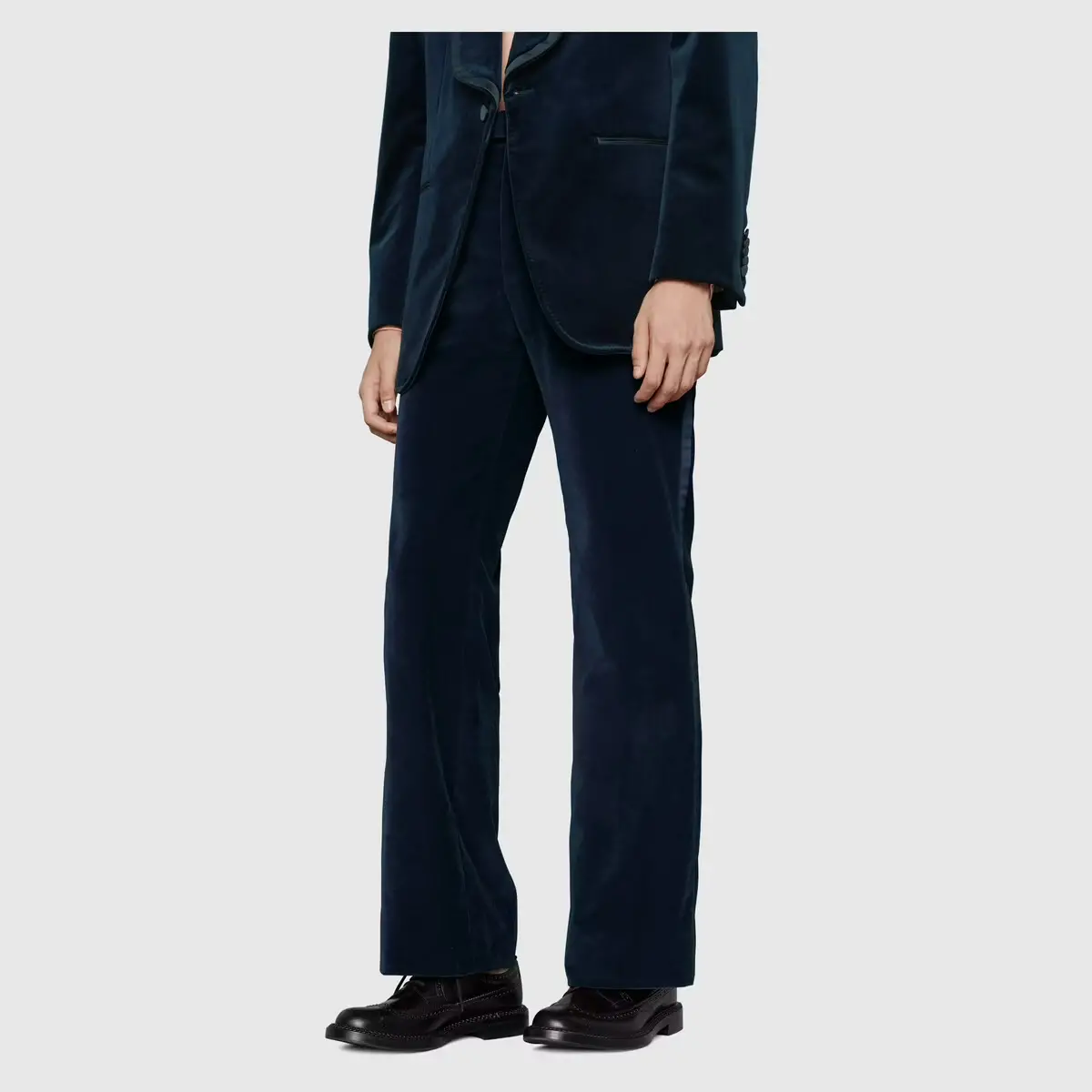 Alternative view of Giày Gucci Men's Lace-up Shoe with Brogue Details ‎669830-0GQ00-1000