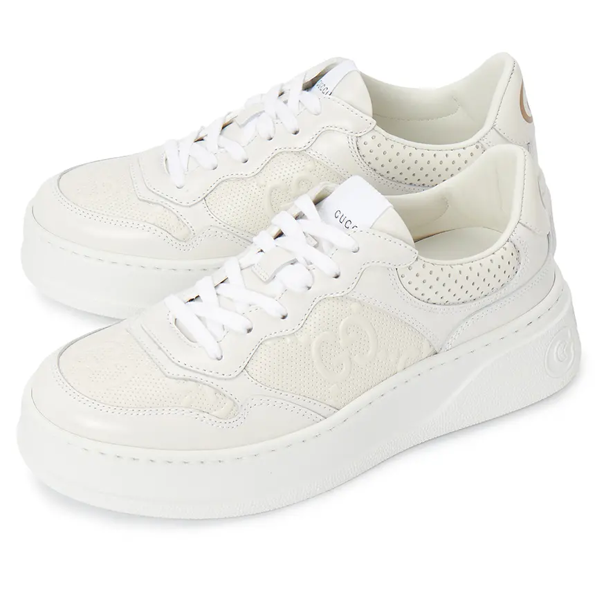 Giay Gucci GG Emboss 'White' 670408-1XL10-9014