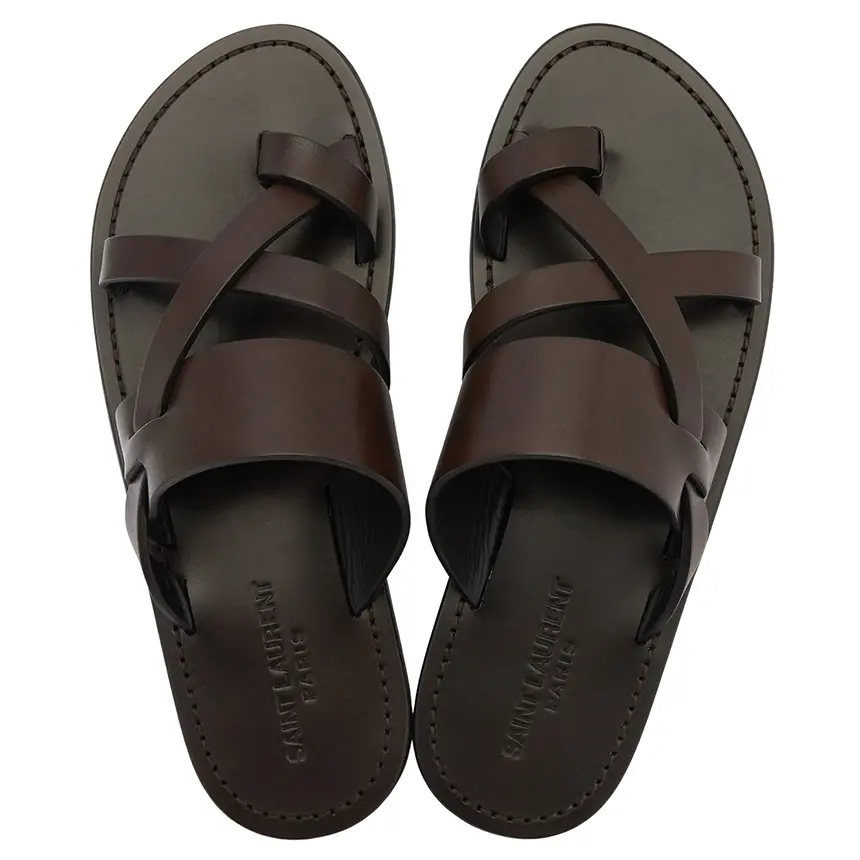 Dep Saint Laurent Culver Flat 'Brown' 671904-DWE00-6023