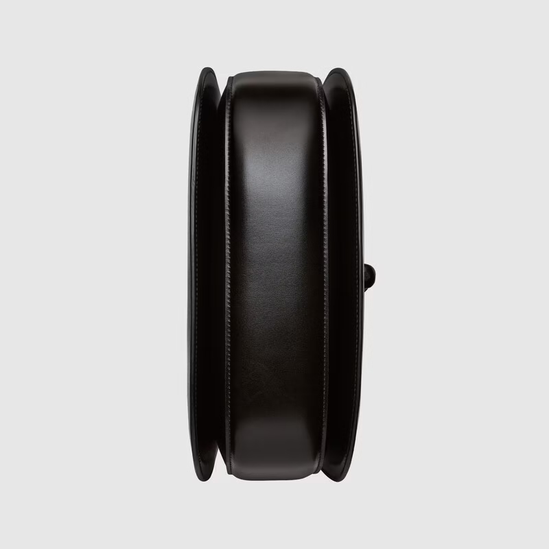 Túi Gucci Medium Top Handle With Bamboo Black Leather 672206-10ODP-1060 - Ảnh 2