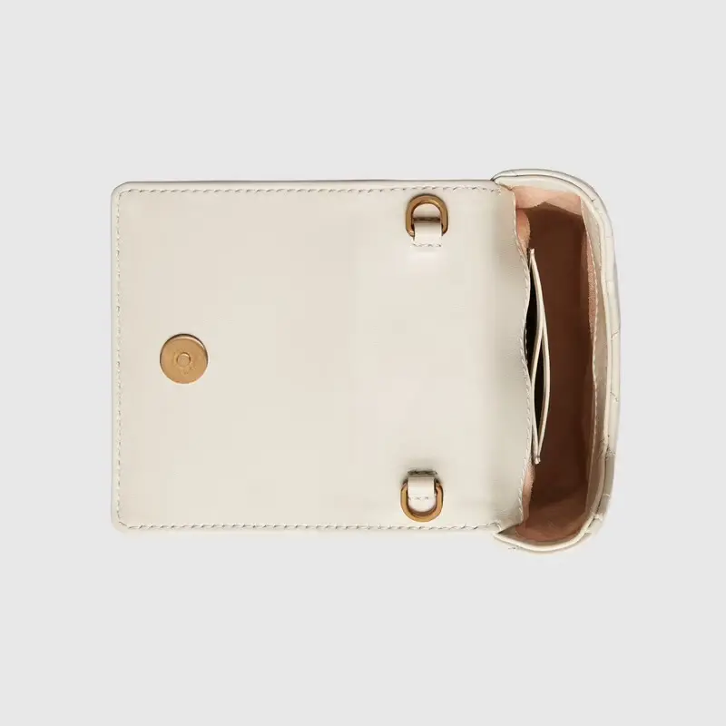 Alternative view of Túi Gucci GG Marmont Matelassé Mini White Leather ‎672251-DTDHT-9022