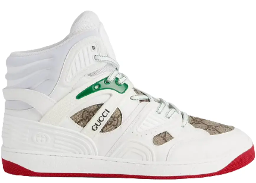 Giày Gucci Men's Basket Sneaker With Interlocking G 673077-2SHG0-9076