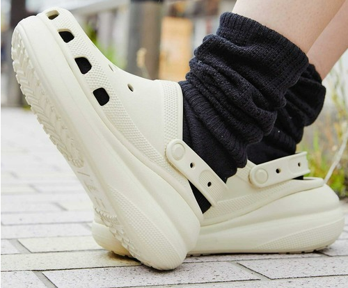 Dep Crocs Classic Crush Clog 'Slides White' 207521-100