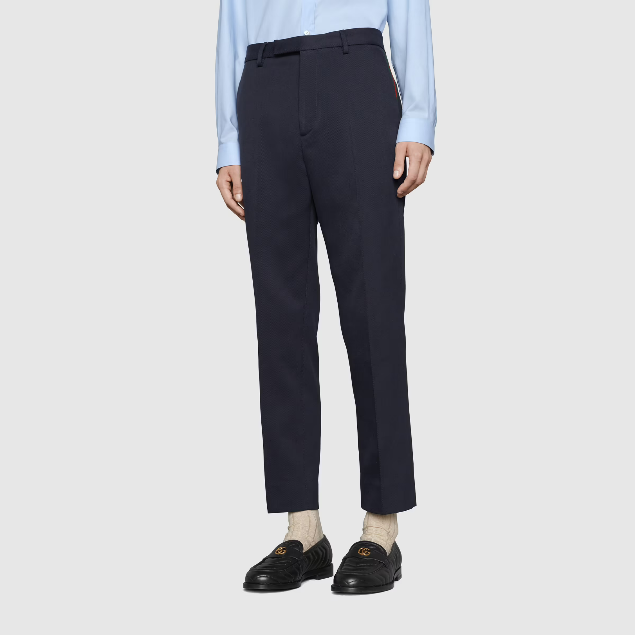 Alternative view of Giày Gucci Men's Matelassé Loafer with Double G 673814-BKO60-1000
