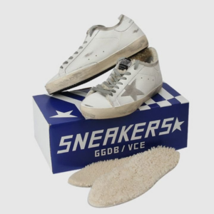 Alternative view of Giày Golden Goose Superstar Shearling Sneaker 'White' G35MS590-Q75