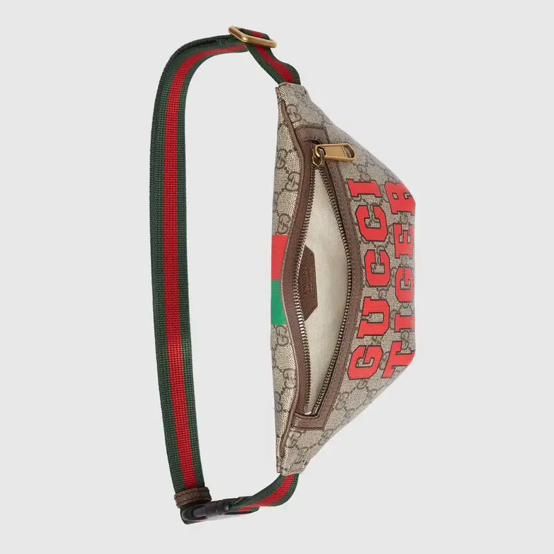 Alternative view of Túi Gucci Tiger GG Belt Bag Beige and Red Leather ‎675181-US7DC-9395