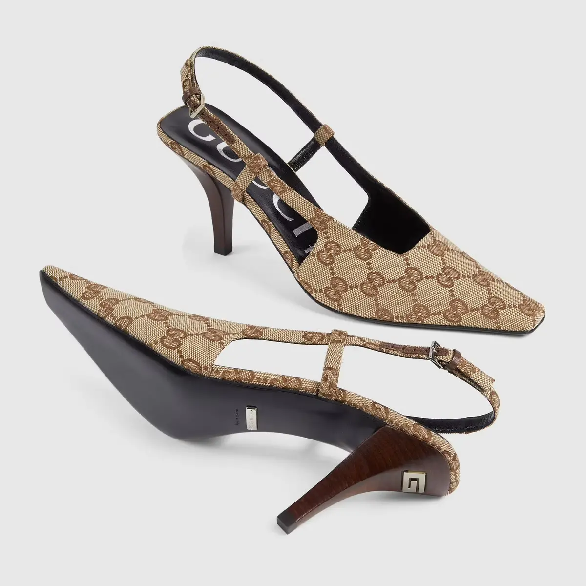 Alternative view of Giày Gucci Women's GG Slingback Pump ‎675420-KY980-9763