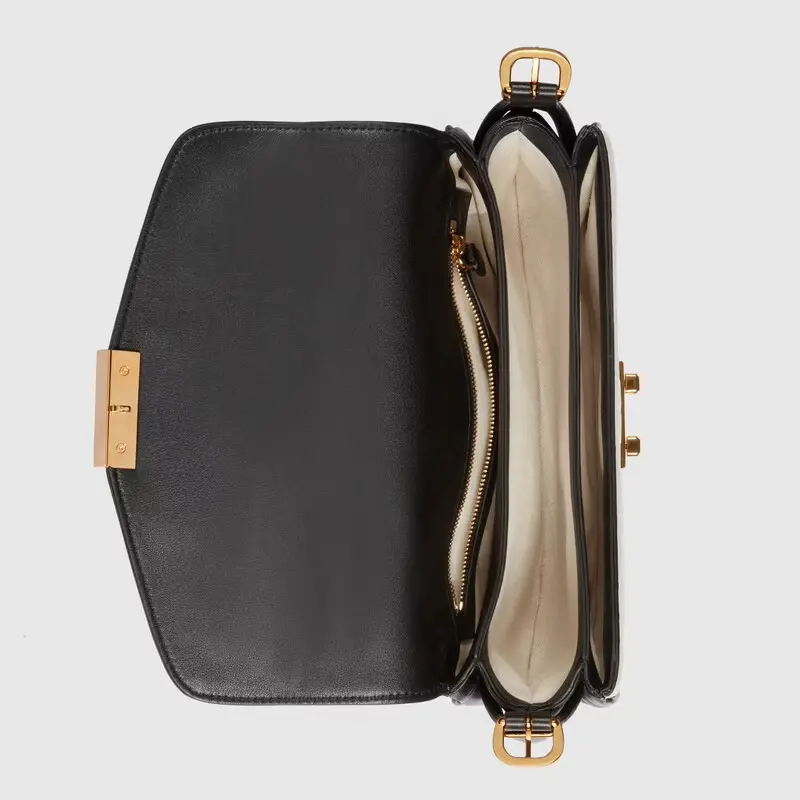 Alternative view of Túi Gucci Medium GG Shoulder White GG Leather 675778-UD9AX-9099