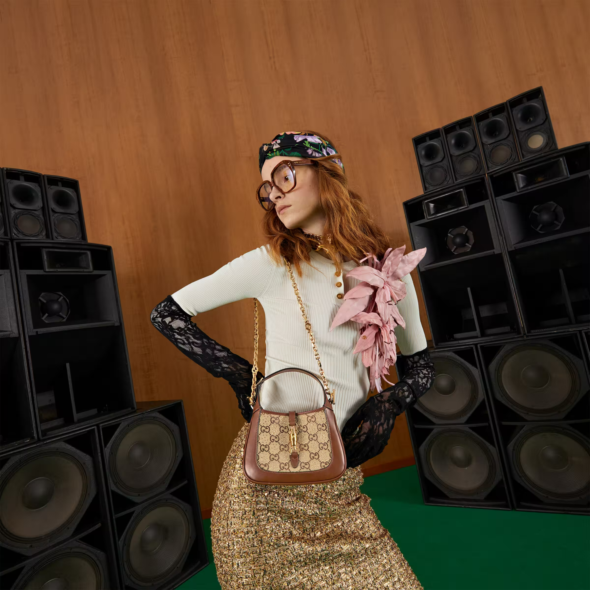 Tui Gucci Jackie 1961 Mini GG Shoulder 'Camel' 675799-21HRG-2687