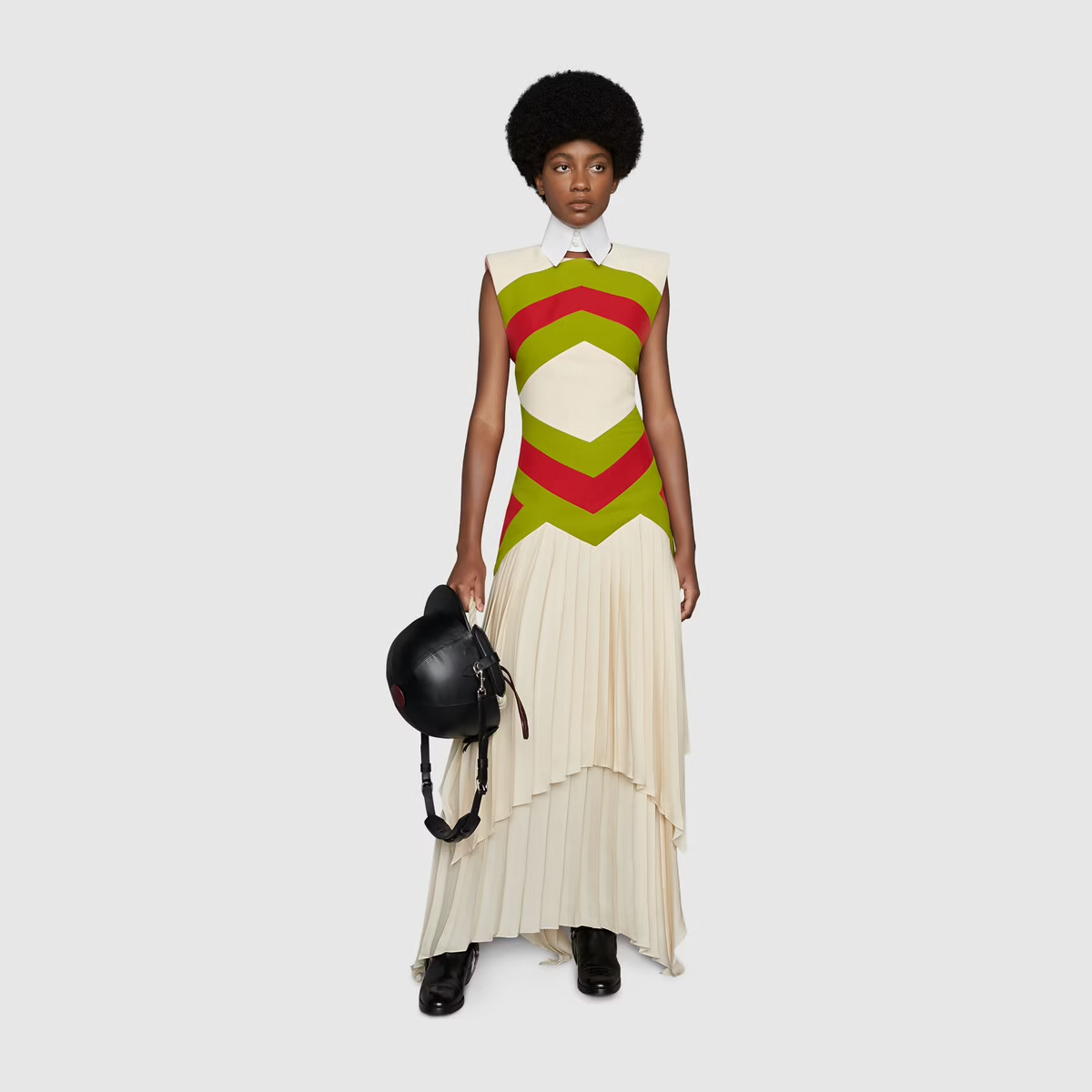 Túi Gucci Small Equesterian 'Black' 678474-B7EHN-8086 - Ảnh 4