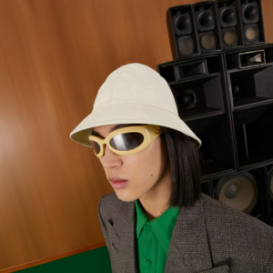 Mu Gucci Jumbo GG Bucket 'White' 681256-4HANW-9077