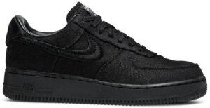 Giày Nike Stussy x Air Force 1 Low 'Triple Black' CZ9084-001