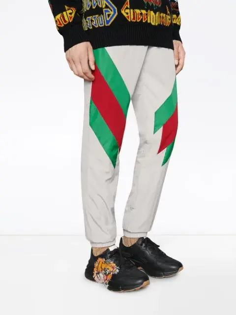 Alternative view of Giày Gucci Rhyton Leather 'Tiger Print' 548635-DRW00-1000