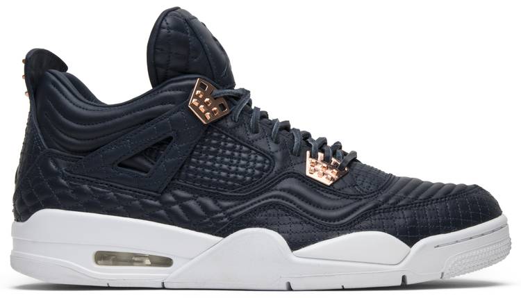 Giày Nike Air Jordan 4 Retro PRM 'Obsidian' 819139-402