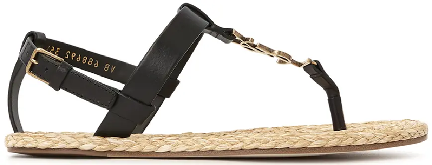 Dep Saint Laurent Monogram Cassandra Flat 'Beige' 688692-DWEDD-1000