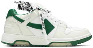 Giày Off-White Out of Office Low 'White Green' OMIA189F20LEA001-0155