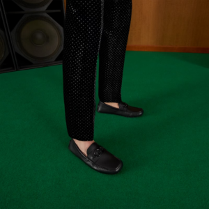 Alternative view of Giày Gucci Driver Interlocking G 'Black' 692379-1XH00-1000