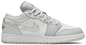 Giày Nike Air Jordan 1 Low SE GS 'White Camo' DD3234-100