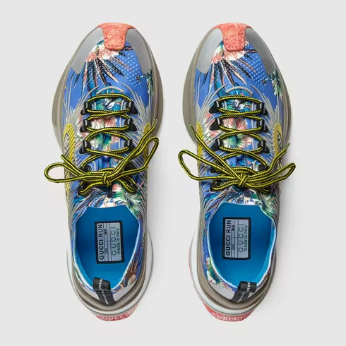 Giay Gucci Run Floral Sneaker 'Mutil Color' 698561-UZI10-8470