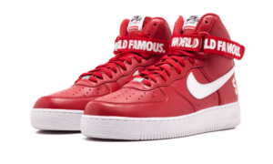 Giay Nike x Supreme Air Force 1 High 'World Famous Red' 698696-610