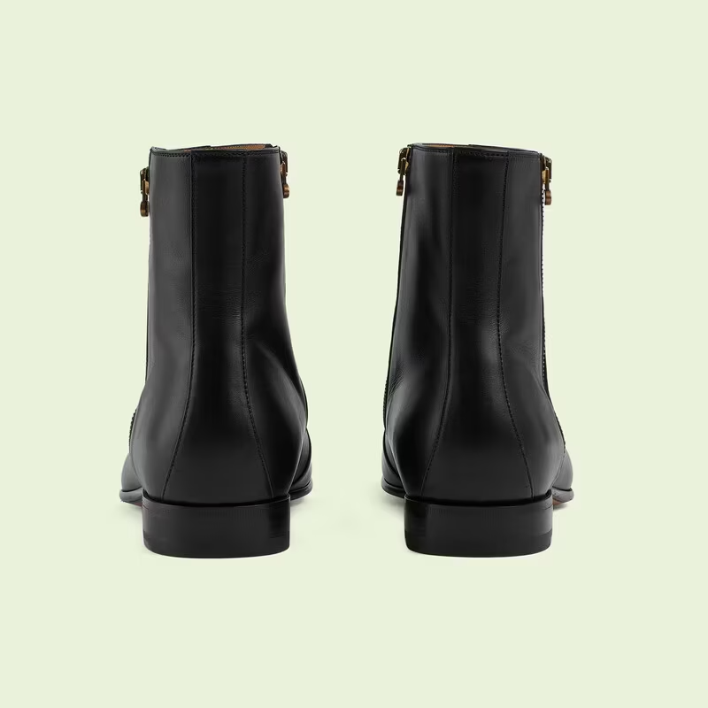 Giay Gucci Men's Ankle Boot 'Brown' 699324-0F300-1000