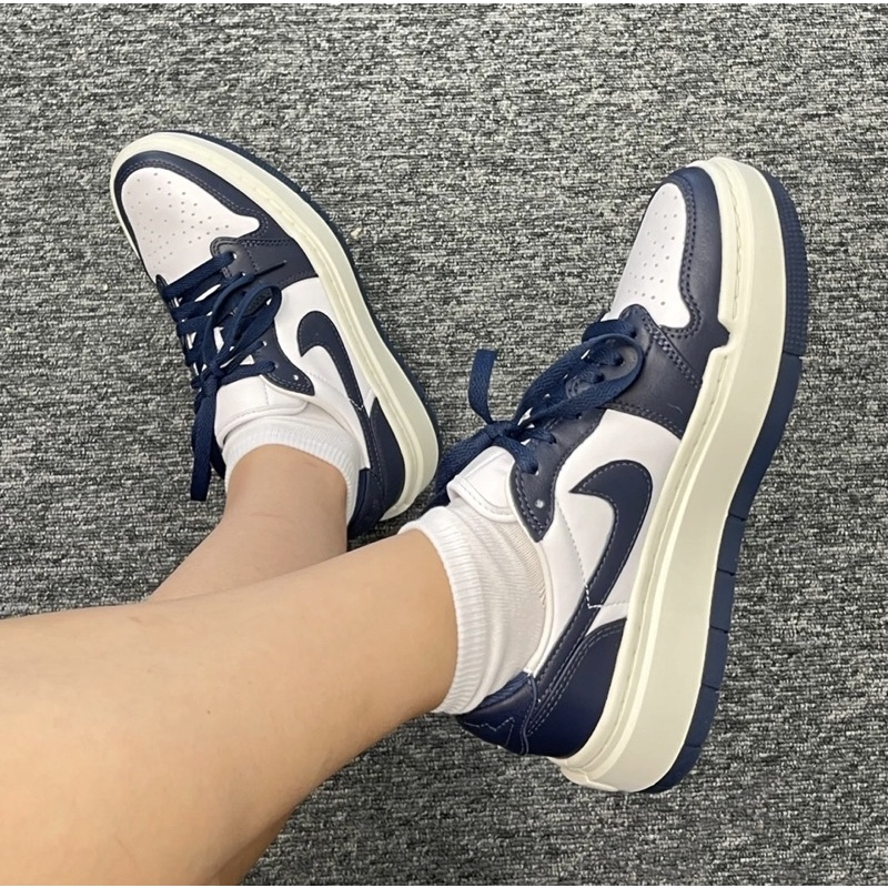 Giày Nike Air Jordan 1 Low Elevate 'Navy White' DH7004-141 - Ảnh 2