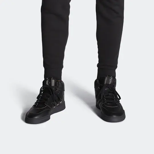 Alternative view of Giày Adidas Originals Drop Step XL 'Black Silver Metallic' FV4873