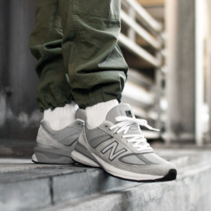 Alternative view of Giày New Balance 990v5 Made In USA 'Grey' M990GL5