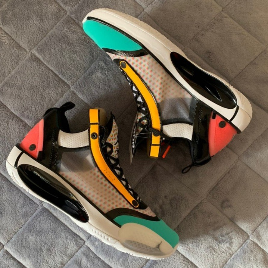 Giày Air Jordan 34 Low 'Guo Ailun' CZ7748-100 - Ảnh 2