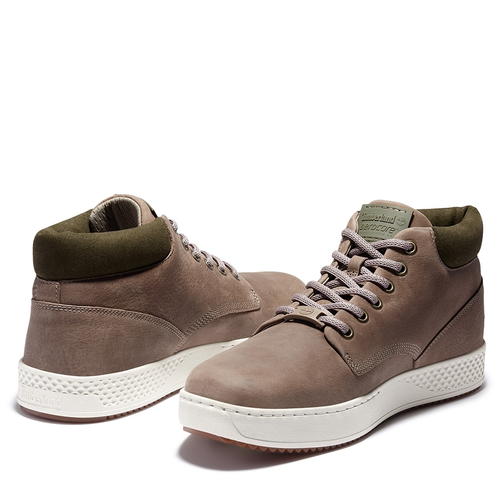 Giày Timberland Men's Light Brown Nubuck Leather Casual A2K6X - Ảnh 3