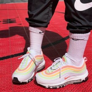 Alternative view of Giày Nike Wmns Air Max 97 Essential 'White Melon Mint Volt' CZ6087-100